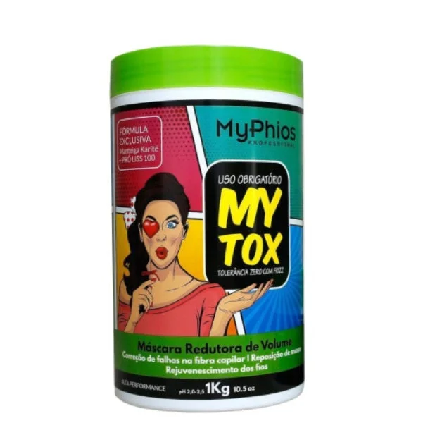 Best hair care for oily shine-MyTox Ultra Hydration Volume Reducer Deep Hair Mask 1Kg - My Phios