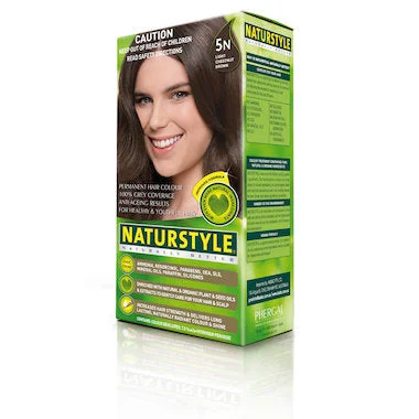 Bonding mist-NATURTINT Light Chestnut Brown Plant Based Hair Colour - 5N 170mL