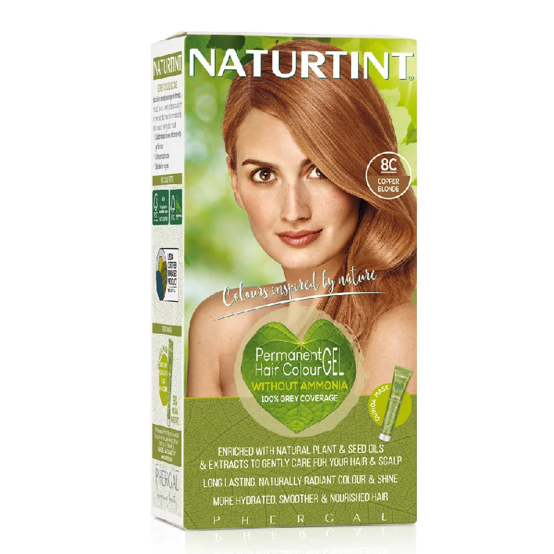 Conditioning lotion-Naturtint Permanent Hair Colour Gel - 8C Copper Blonde