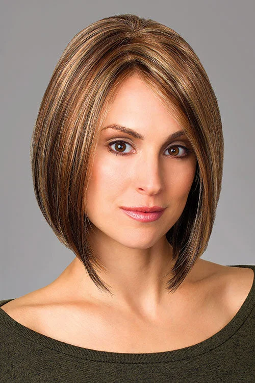 Realistic synthetic wigs-Nora Synthetic Wig by Henry Margu | Mid-Length, Straight | Lace Front | Hand Tied | Full Mono Cap