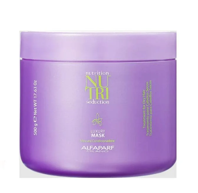 Budget-friendly hair care tips-Nutri Seduction Luxury Dry Frizzy Hair Treatment Mask 500g - Alfaparf Milano