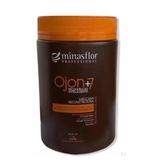 Hair care products with rosehip-Ojon +7 Immediate Reconstruction Repair Web Effect Hair Mask 1Kg - Minas Flor