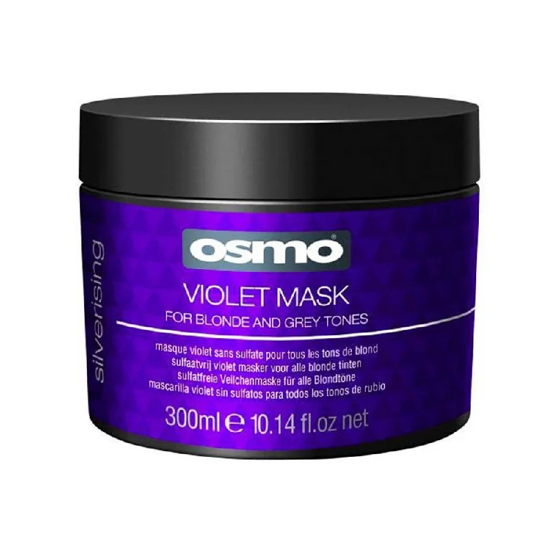 Hair care tips for hair elasticity-Osmo NEW Silverising Violet Mask  300ml