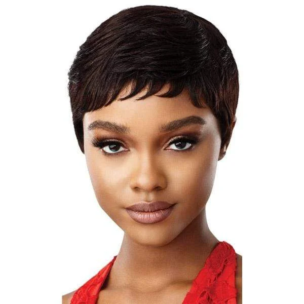 real person hair ring refund policy-Outre 100% Human Hair Fab & Fly Full Cap Wig - JUDE