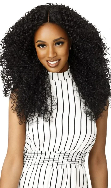 Synthetic wigs with texture-OUTRE BIG BEAUTIFUL HAIR LACE WIG 3A BOMBSHELL BOUNCE