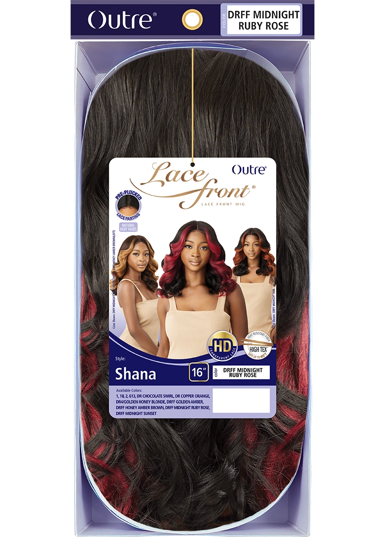 Synthetic wigs with spiral curls-Outre Lace Front Shana