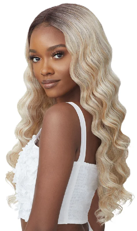 Synthetic wigs platinum blonde-Outre Lace Front Wig Arlena