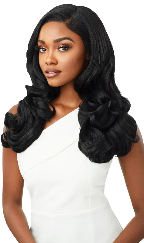 Synthetic wigs with ruby red-Outre LaceFront Wig | Melted Hairline | Harper