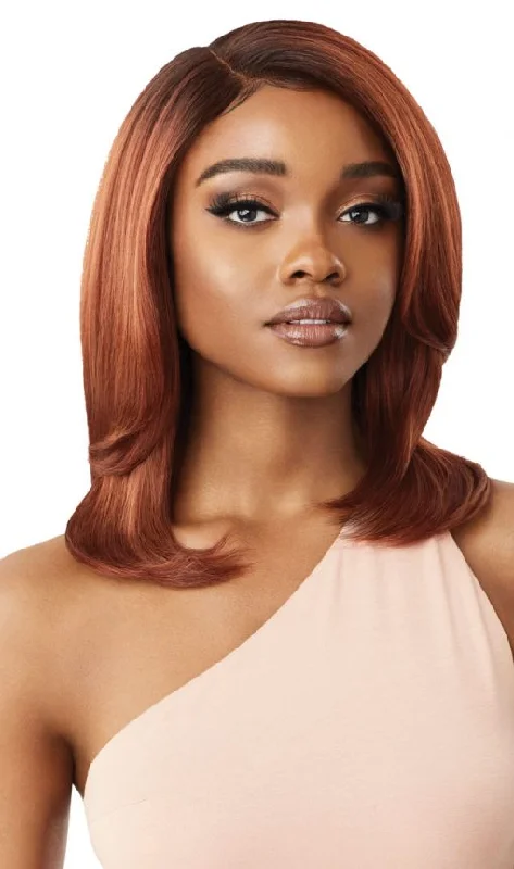 Synthetic wigs walnut brown-Outre Lacefront Wig | Melted Hairline | SABRINA