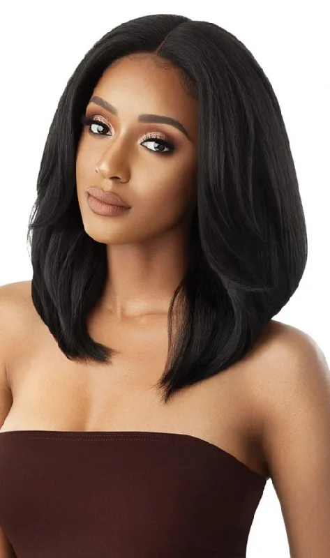 Synthetic wigs with fine strands-OUTRE LACE FRONT WIG NEESHA SOFT & NATURAL NEESHA 201