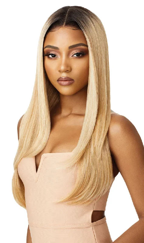 Synthetic wigs copper red-Outre Lacefront Wig | Melted Hairline | Aaliyah