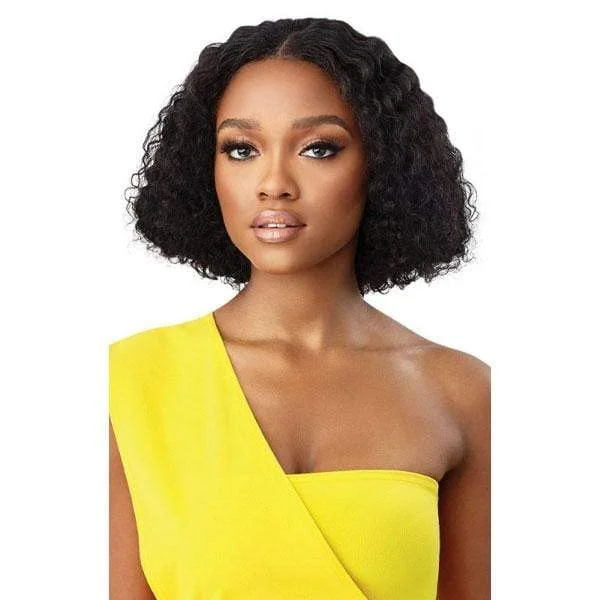 real person hair ring inspiration gallery-Outre Mytresses Gold Label 100% Human Hair U-Part Cap Wig - DOMINICAN CURLY 10"