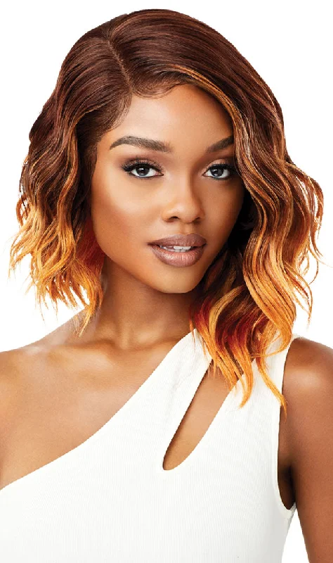 Synthetic wigs with retro waves-Outre Lacefront Wig | Melted Hairline | ROSELYN