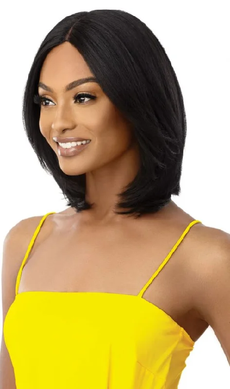 Synthetic wigs with subtle waves-OUTRE THE DAILY WIG SALON BLOWOUT ROWENA