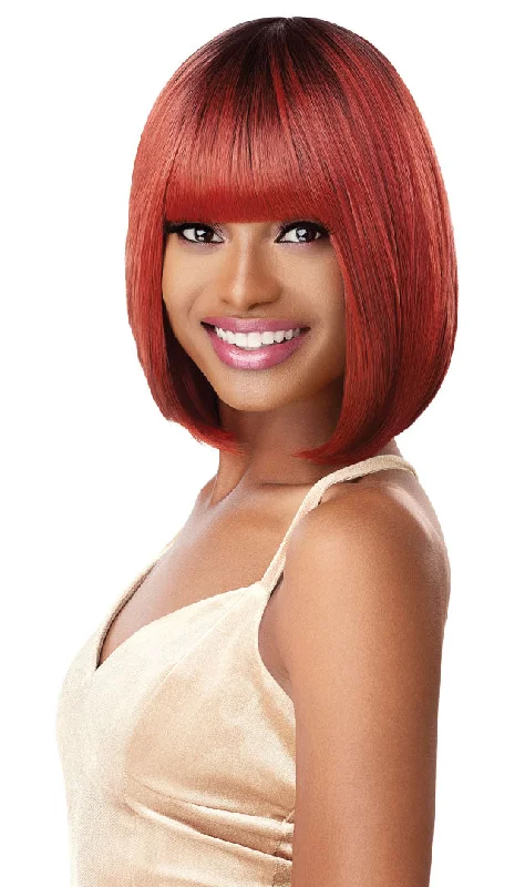 Synthetic wigs with headbands-Outre WigPop | Kalissa