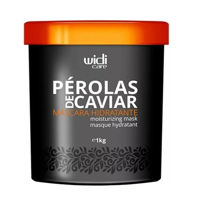 Moisturizing hair care for teens-Pérolas de Caviar Pearls Extract Moisturizing Revitalizing Mask 1Kg - Widi Care