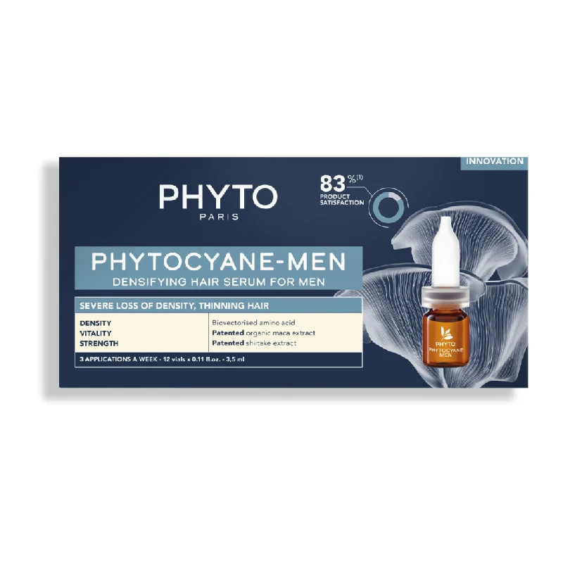 Thickening lotion-PHYTOCYANE Densifying Treatment for Progressive Hair Thinning - Men