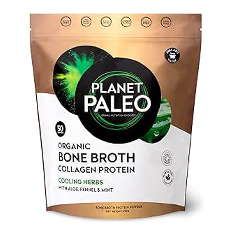 Frizz smoothing lotion-Planet Paleo Organic Bone Broth Collagen Protein - Cooling Herbs