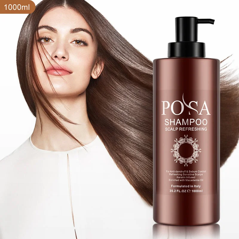 Growth boosting serum-POSA Scalp Refreshing Shampoo  Its gentle cleansing action helps reduce the unpleasant sensation of itching.