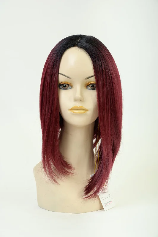 Synthetic wigs for alopecia-Premium Synthetic Straight Bob Cut JKNJ-4