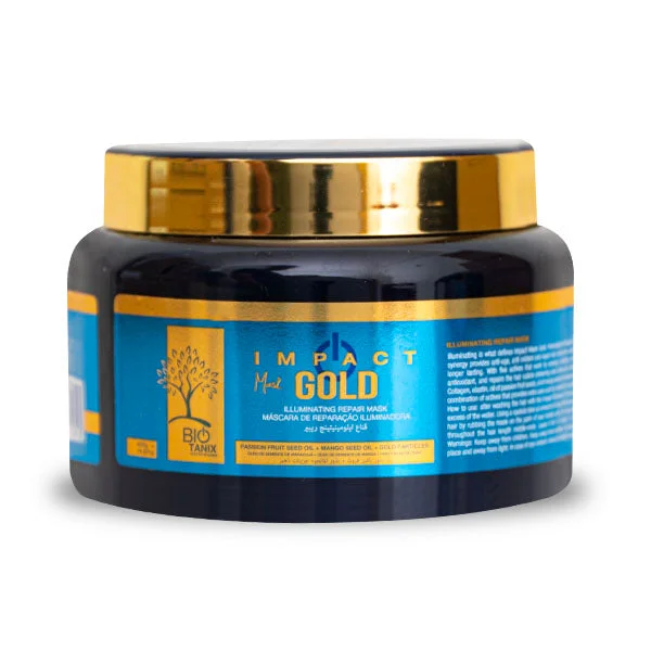 Organic hair care for hair softness-Prime Pro Extreme Impact Mask Gold 450 g / 14 Fl Oz