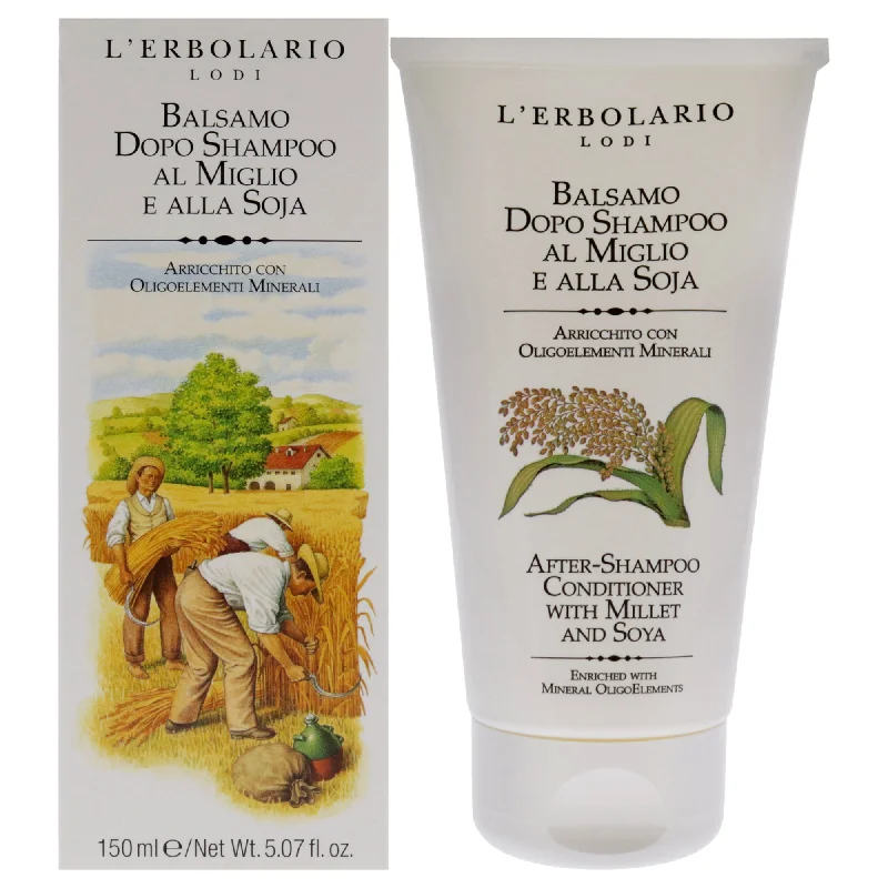 Luster mist-LErbolario After-Shampoo Conditioner - Millet and Soya by LErbolario for Unisex - 5.07 oz Conditioner