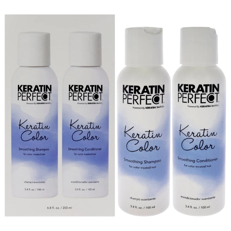 Scalp energizer-Keratin Perfect Keratin Color Duo by Keratin Perfect for Unisex - 2 Pc 3.4oz Shampoo, 3.4oz Conditioner