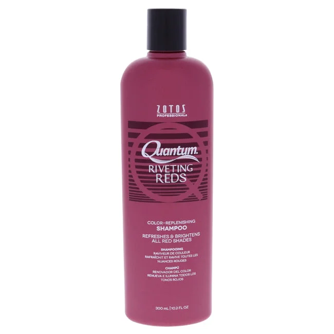 Pigment enhancer-Zotos Quantum Riveting Reds Color Replenishing Shampoo by Zotos for Unisex - 10.2 oz Shampoo