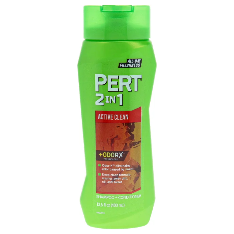 Texture balm-Pert 2 in 1 Active Clean Shampoo and Conditioner by Pert for Unisex - 13.5 oz Shampoo and Conditioner