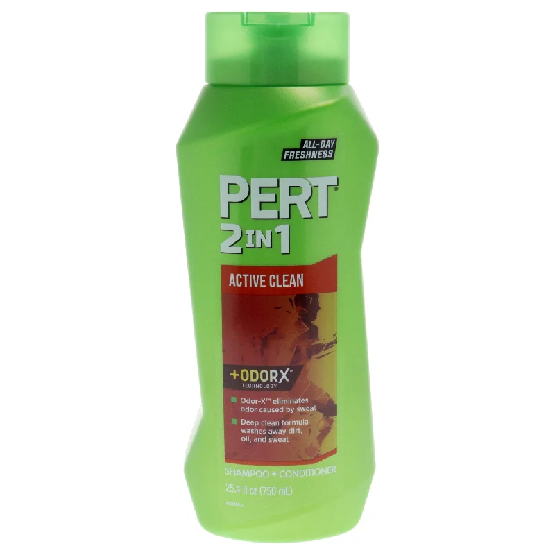 Smoothing cream-Pert 2 in 1 Active Clean Shampoo and Conditioner by Pert for Unisex - 25.4 oz Shampoo and Conditioner