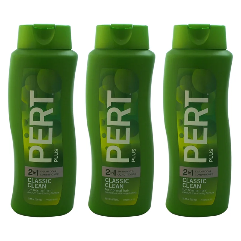 Edge styling gel-Pert Classic Clean 2 in 1 Shampoo and Conditioner by Pert for Unisex - 25.4 oz Shampoo and Conditioner - Pack of 3