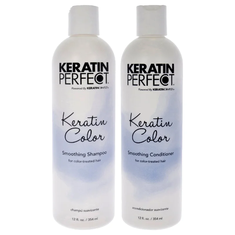 Liquid glaze-Keratin Perfect Keratin Color Kit by Keratin Perfect for Unisex - 2 Pc Kit 12oz Shampoo, 12oz Conditioner