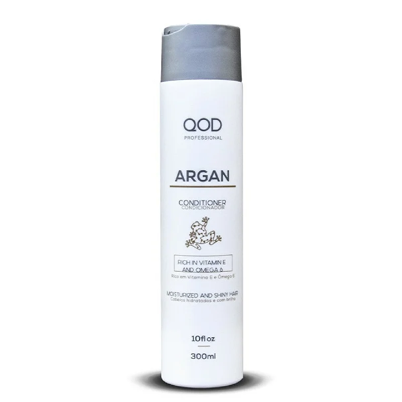 How to nourish limp hair-Argan Hair Conditioner Cuticle Sealing Protection Shine Treatment 300ML - QOD