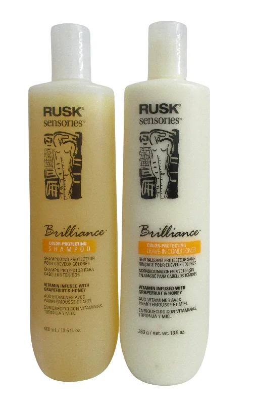 Extra hold gel-Rusk Brilliance Grapefruit & Honey Shampoo and Cream Conditioner 13.5 oz Duo