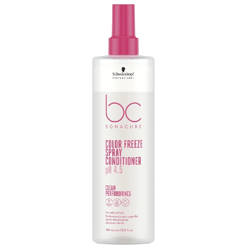 Best hair care for humidity frizz-Schwarzkopf Bonacure Color Freeze Spray Conditioner 400ml