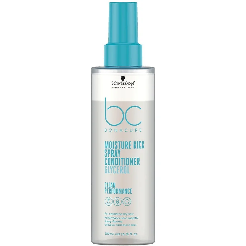 Natural hair care for teens-Schwarzkopf Bonacure Moisture Kick Spray Conditioner 200ml