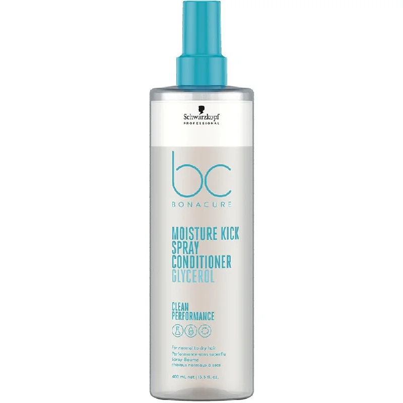 Best hair care for coily shine-Schwarzkopf Bonacure Moisture Kick Spray Conditioner 400ml