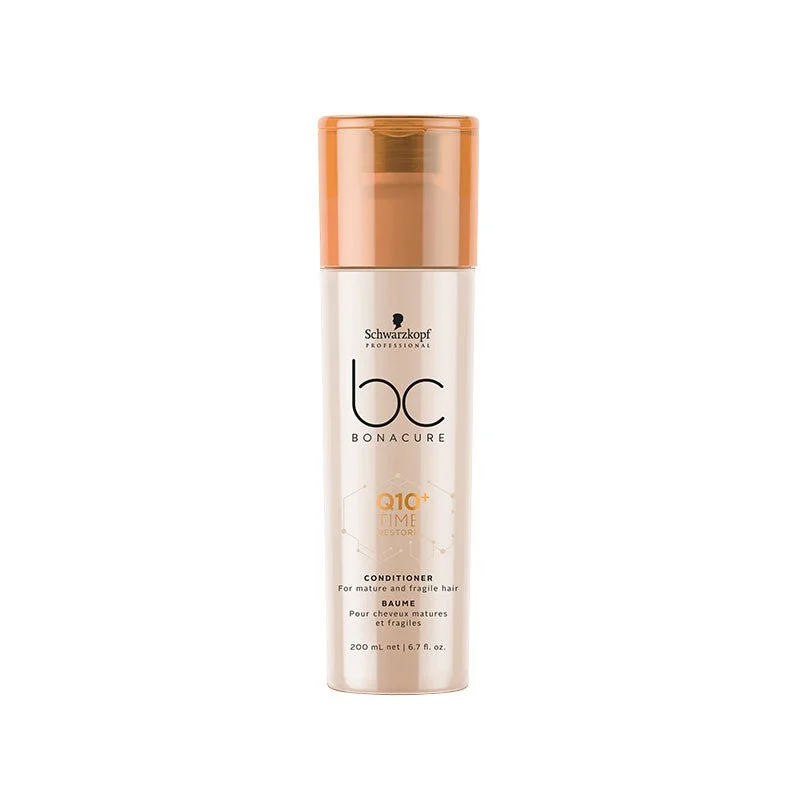 Natural hair care for hair resilience-Schwarzkopf Bonacure Q10 Ageless Taming Conditioner 200ml