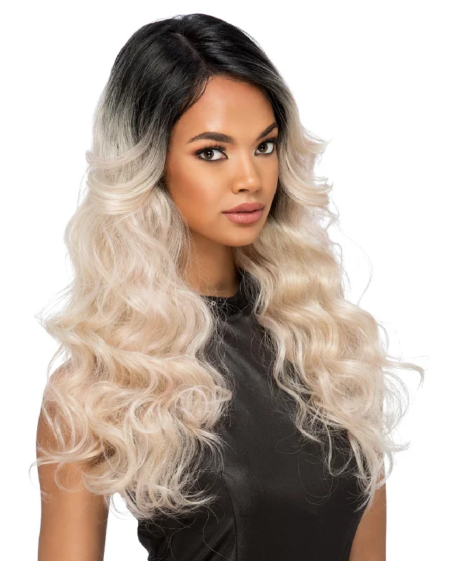 Synthetic wigs with amber shades-Semele | Lace Front & Lace Part Synthetic Wig by Vivica Fox