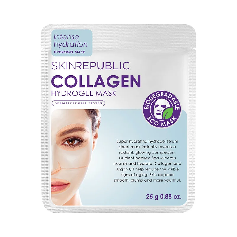 Lock-in serum-Anti-dandruff oil-Skin Republic Collagen Hydrogel Sheet Mask