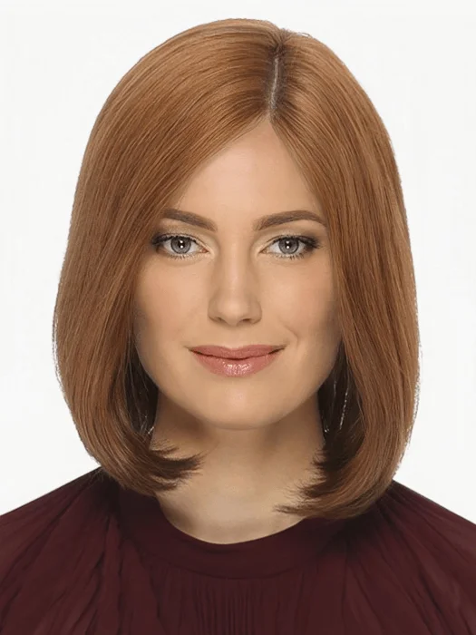 Synthetic wigs for dance-Sleek Straight Bob Wigs Lace Front Synthetic Wigs