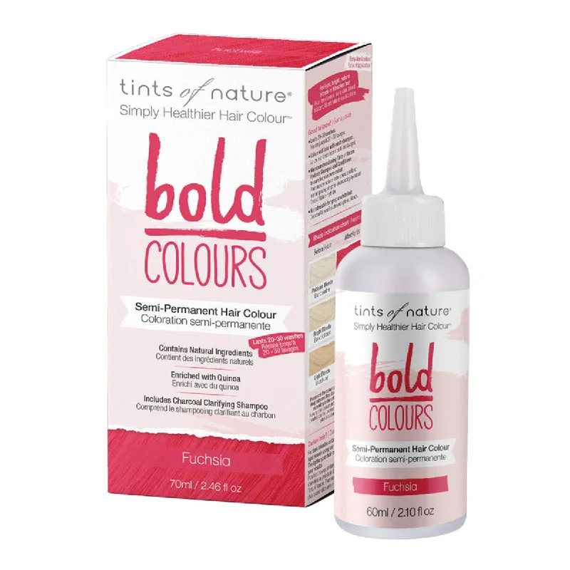 Shine elixir-Tints of Nature Bold Colours - Fuschia Semi-Permanent Hair Colour 70ml