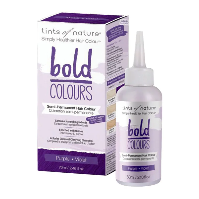 Curl refining wax-Tints of Nature Bold Colours - Purple Semi-Permanent Hair Colour 70ml