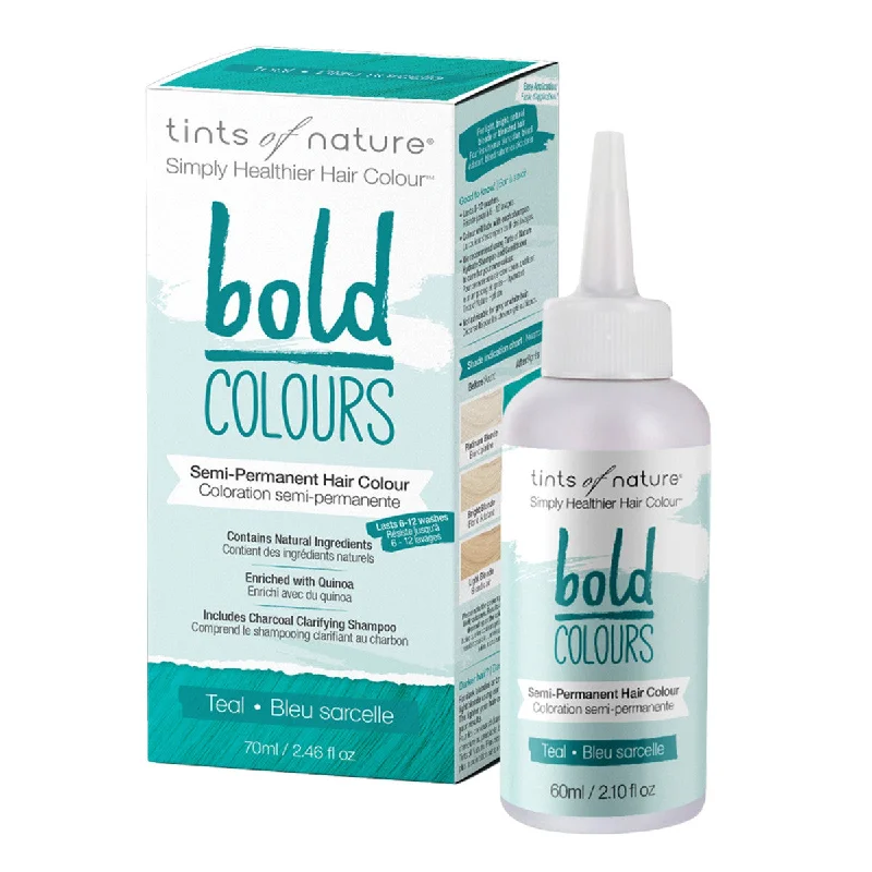 Scalp balancing mist-Tints of Nature Bold Colours - Teal Semi-Permanent Hair Colour 70ml