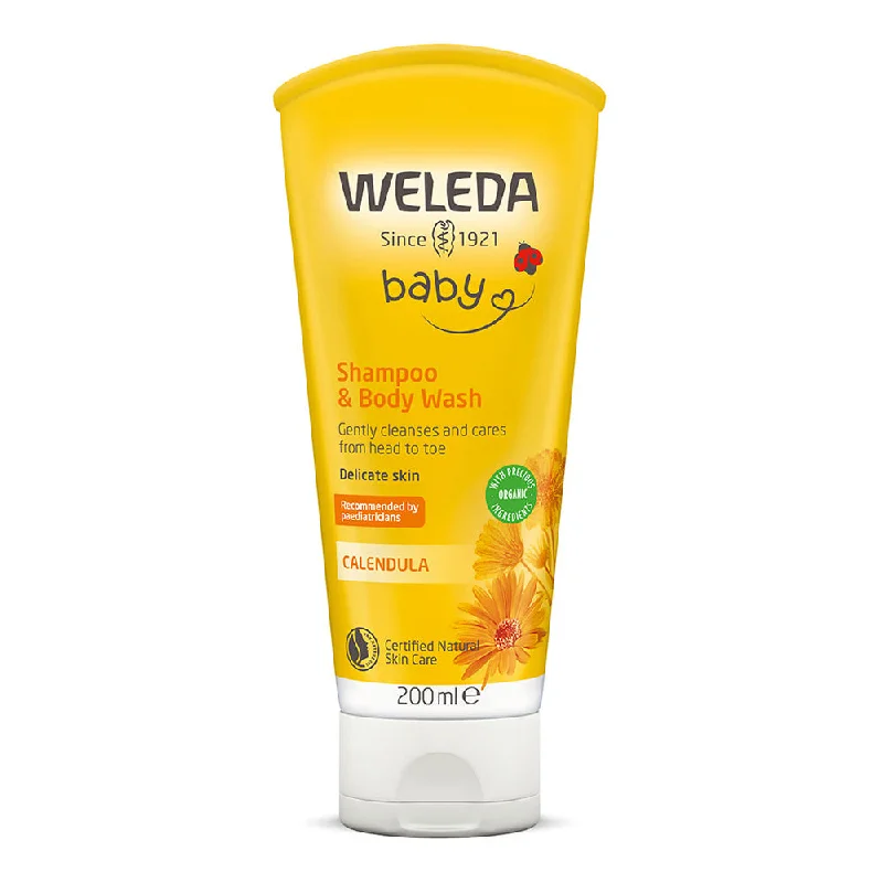 Hydrating mask-Weleda Baby Calendula Shampoo & Body Wash