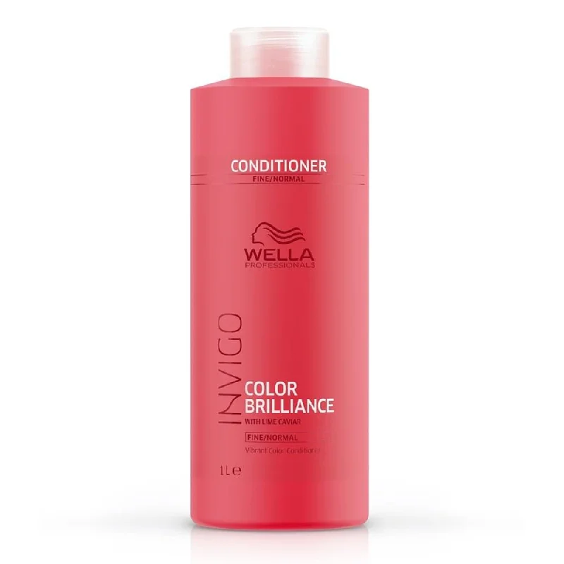 Hair care for loose waves-Wella Invigo Brilliance Conditioner Fine 1000ml