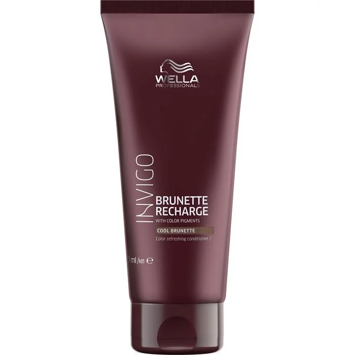 Best hair care for flaky scalp-Wella Invigo Color Recharge Cool Brunette 200ml