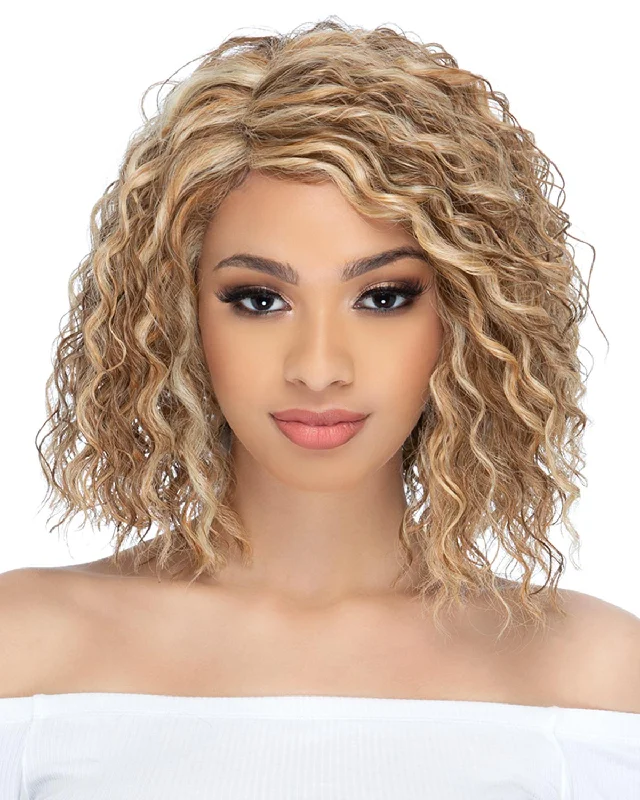 Synthetic wigs with bronze tones-Wendy | Lace Front & Lace Part Synthetic Wig by Vivica Fox