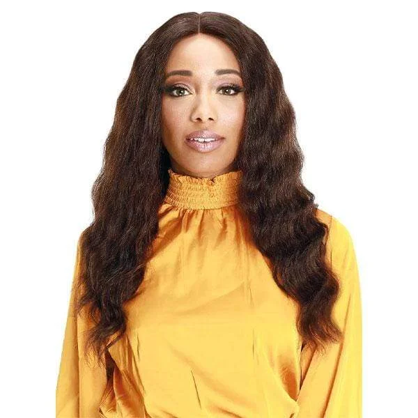 real person hair ring understated look-Zury Sis 100% Brazilian Virgin Human Hair Wig - HRH BRZ FP LACE KIERA